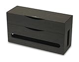 橋本達之助工芸 バスク 収納付きケーブルBOX M 「Bosk cable box」 ブラック
