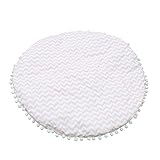 Perfk 地中海スタイル　プレイマット　クロールマット　シートパッド　床カーペット　ヨガマット　２色選べる　 - 白