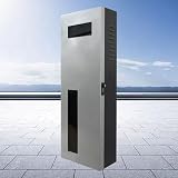 EV・PHEV用 電気自動車用 充電ケーブル コンセント 収納ボックス 縦長タイプ 収納バッグ 充電ケーブルオーガナイザーケース 収納キャビネット 電気自動車充電ステーションボックス 充電器ホルダー evコード ポータブル PHEV充電 EV充電器ケーブル収納 充電器ケース、 充電保護 配線ボックス 充電器ボックスev boxタイプ コンセント(シルバー＆ブラック,95*30*18.2cm)