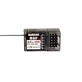 【RadioLink正規品】 R6F 受信機 (2.4GHz 6ch/ 3.0~15V/ RSSI電波信号/ 陸上最大400M) ラジコンカー用RadioLink送信機 (RC4GS / RC6GS / RC8X/T8S/T8FB/T12D/T16D) 用レシーバー【 R6F 】