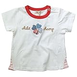 《初夏盛夏対応》 CHILD CHAMP(チャイルド チャンプ) 20/-天竺クローバーApTシャツ 95cm/OW NO.C-86582156