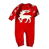 (プタス)Putars ベビー服 子供服 ロンパース ニット セーター 二色 女の子 男の子 クリスマス 鹿柄 冬服 新生児 歩行服 出産お祝い 記念日 プレゼント 4-22ヶ月