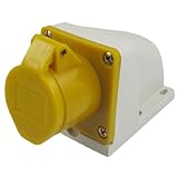 AC 110V-130V 16A 2P + E IEC309 - 2パネルマウント産業用ソケット