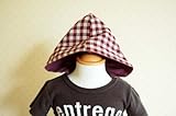 bebe couture(ベベクチュールベビー用品専門店)日本製汗取りパット汗取りパーカー紫ギンガムコットンガーゼ100％