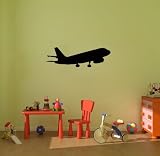 Wall Vinyl Decal Sticker Art Design Airplane Plane Boy Baby Kid Nursery Room Nice Picture Decor Hall