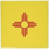 High Quality ct_158391_3 Flag of New Mexico Us American United State of America Usa Red Sun Symbol o