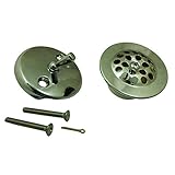 Kingston Brass DTL5305A1 Made to Match Grid Tub Drain Kit, Polished Chrome [並行輸入品]