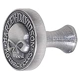 Harley-Davidson® Willie G Skull Antique Pewter Cabinet & Drawer Knob HDL-10111ハーレーダビッドソン®ウィリーGスカルアンテ