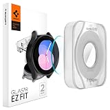 Spigen EZ Fit ガラスフィルム Galaxy Watch 5 / 4 40mm 用 貼り付けキット付き Galaxy Watch5/4 40mm 対応 保護 フィルム 2枚入