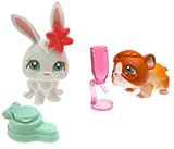 Littlest Pet Shop Pair - Bunny & Guinea Pig - Very Hard to Find [並行輸入品]