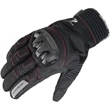 [コミネ] バイク用 グローブ プロテクトウィンターグローブ ブラック/レッド 2XL GK-834 1279 秋冬春向け 防水 防寒 ストレッチ素材 プロテクター