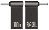 ノートパソコン PD 充電 変換アダプター Type-C変換 100W対応 変換プラグ (4.5×3.0mm DELL)