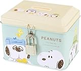 ティーズファクトリー スヌーピーカギ付き缶バンク おしゃべり
