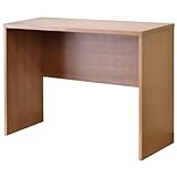 ライフスタイリングショップ ワークデスク 木製 幅90cm タモ材 薄型 ライトブラウン LS-337LB