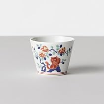 Amazon.co.jp: 馬場商店 波佐見焼 蕎麦猪口大事典 そば猪口 色絵 パグ