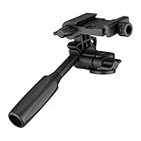 三脚,JUANZI 3ウェイパンチルトヘッド360°パノラマ式3KGペイロード、ハンドル付きクイックリリースプレートユニバーサル1/4マウント、カメラの三脚マウント用