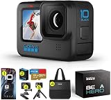 【FWバージョン日本国内正規品】GoPro HERO10 Black アクションカメラ ゴープロ 人気アクションカム 革新GP2 2年無料保証 (アウトドア万能セット)