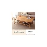 天然木オーク材 北欧棚こたつテーブル長方形（120×80）オークナチュラル