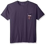 NCAA Clemson Tigers Baseballフレーム半袖ポケットTシャツ、Xラージ、グレープ