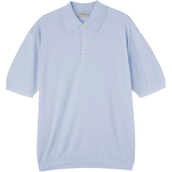 Amazon | JOHN SMEDLEY半袖ニットスキッパー、コットン、SYRES、NAVY