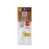 綿 100％ スムス 手袋 すべり止め1双組 マチつき S
