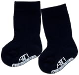 アンナニコラ 長め丈ソックス 新生児用 7-9cm ネイビー 2113 日本製