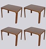 4点セット　ローテーブル 木製 小さめ 座卓　折りたたみ lh-6045 br-4