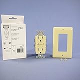 Bryant Electric GF15ILA 15-Amp 125-volt Commercial-Residential LED Indicator Non Tamper-Resistant Du