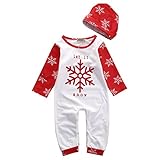 新生児　幼児の長袖、子供服 0-2歳設定 サービス雪片パターン秋と冬の服 (3-6 Months)