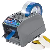Frifreego 電動テープカッター 自動テープカッター 両面テープ・粘着性強いテープ対応 最大切断長さ999mm 長さ設定可能 適用テープ幅6-60mm 自動/手動モード 保管 梱包用品 工場 業務用