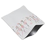 ホワイトの熱紐付きのPure Mylar Foilパッケージ長期ストレージバッグ真空アルミ箔オープントップPouches with tearノッチfor CookieスパイスSnackナット 4.7x