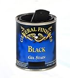General Finishes BLH Gel Stain, 1/2 pint, Black [並行輸入品]