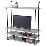 LOWYA （ロウヤ） テレビ台 テレビボード コンクリート調 インダストリアル ハイタイプ シンプル 幅120cm TV台 おしゃれ 新生活