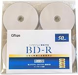 Touch(E-セレクト)1回録画用 ブルーレイディスク BD-R 25GB 50枚 ホワイトプリンタブル 片面1層 1-6倍速 大手メーカー同工場製 安心の一年保証 WEB限定フラットケースのリーズナブルパックBD-R25WGAS50FT