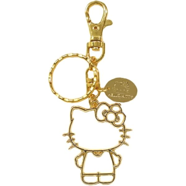 Amazon.co.jp: ハローキティ ゴールドキーホルダー : ファッション