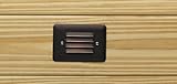 【並行輸入品】Kichler Lighting 15782AZT LED Louvered Face Step Light Low Voltage Deck and Patio Light Textu