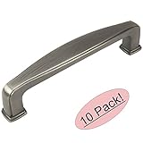 Cosmas 4392 Asアンティークシルバーモダンキャビネットハードウェアハンドルプル – 3 – 3 / 4 "インチ( 96 mm )穴中心 – 10パック