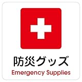防災 災害 レスキュー 避難 救急 非常時 ピクトサイン ステッカー シール 14x14cm カッティングシート インテリア 商用施設 店舗 倉庫 館内 屋外 屋内 防水 (防災グッズ)