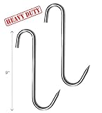 Heavy Duty ALAZCOステンレススチール肉処理Butcherフック – Wild Game、大きな魚、ハンティング、Carcass Hanging s-hook 2pc (9'')
