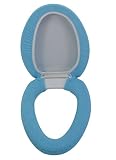 2ピースバスルームトイレアクセサリーset-トイレシートカバーとトイレ蓋カバー ブルー
