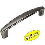 Cosmas 4111 ASアンティークシルバーロープ/スクロールキャビネットハードウェアハンドルプル – 3 – 3 / 4 "インチ( 96 mm )穴中心 – 25パック
