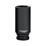 Powerbuilt 647194 1/2' Dr. 6 Pt. SAE Deep Impact Socket, 1-1/16' [並行輸入品]