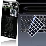 日本メーカー品 MacBook Neo/Air/Pro 13-16インチ (2021-2026) キーボードカバー JIS配列 [最新型番対応] M5 M4 M3 M2 極薄 透明 シリコン 型番 A3449 A3426 A3404 A3240 A3113 A2681 A2941 A2991 A2779 A2442 対応 マックブック 防塵 (ブラック)