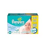 Pampers Soft Care Baby Wipes (864 ct.) [並行輸入品]