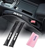隙間クッション カーシート隙間クッション トヨタ専用 レザー 車用シートサイド隙間埋め シートサイドクッション 座席漏れ防止 センターコンソール保護バッファ 運転席+助手席 2本セット ブラック (ヤリスに適用)