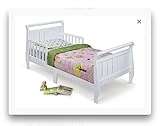 Delta Enterprise White Delta Sleigh Toddler Bed by Delta [並行輸入品]