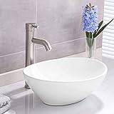 【蛇口とS排水トラップ付き】おしゃれ 洗面ボールセット 洗面ボウル 手洗い鉢 洗面台 洗面鉢 手洗い器 洗面器 洗面所 トイレ 陶器 楕円 (楕円形S排水セット-1)