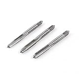 DealMux 3個交換M6x1.0 HSSストレートフルートリードハンドタップグレー