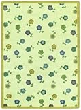 Joy Carpets Kid Essentials Infants & Toddlers Oval Awesome Blossom Rug Soft 3'10 x 5'4 [並行輸入品]
