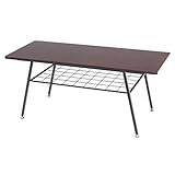 82-626 ブラウン 82-627 ブラウン Feretta センターテーブル ウォールナット フェレッタ ソファーテーブル ローテーブル スチール ヤマソロ 【送料無料】